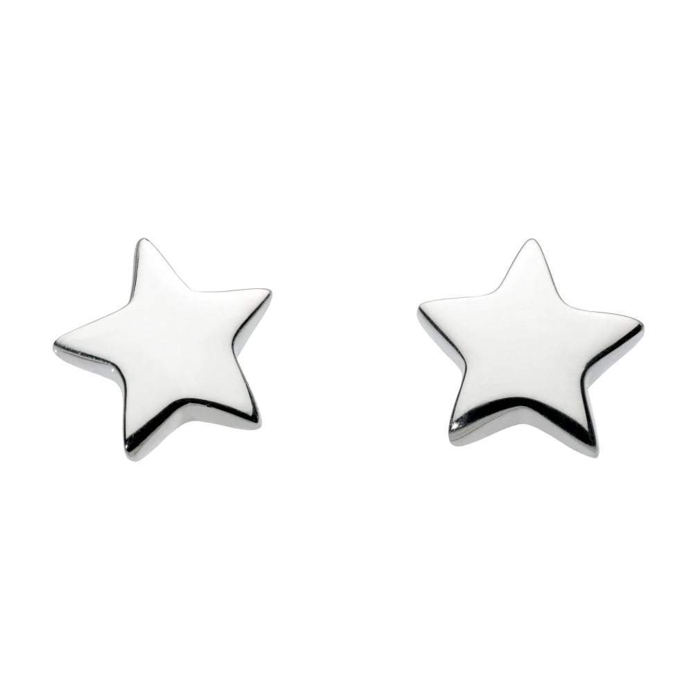 Silver star studs Earrings DEW