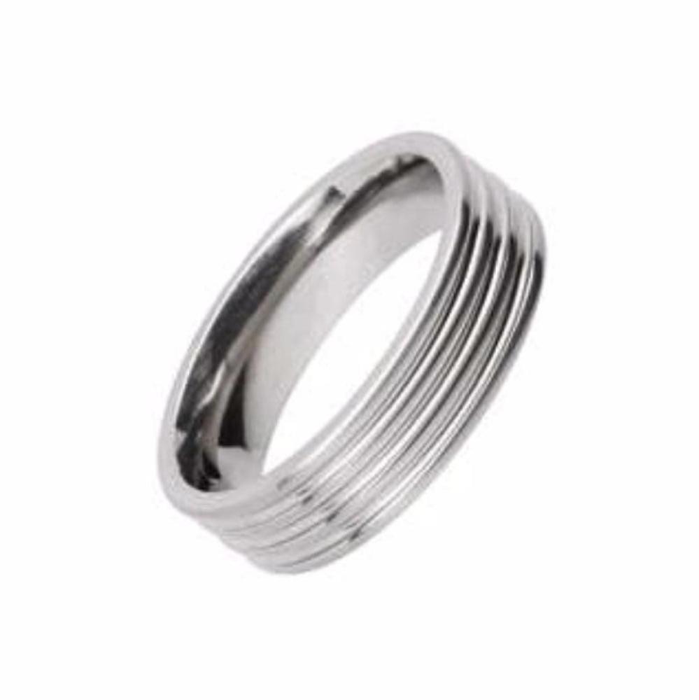 Titanium grooved band Ring Rock Lobster Jewellery
