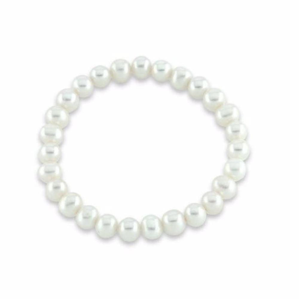 White 9mm Pearl bracelet Bracelet Alraune