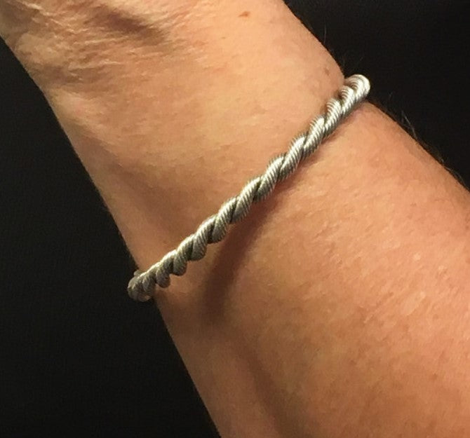 Silver Rope Twist Cuff Bangle Bangles Cavendish French