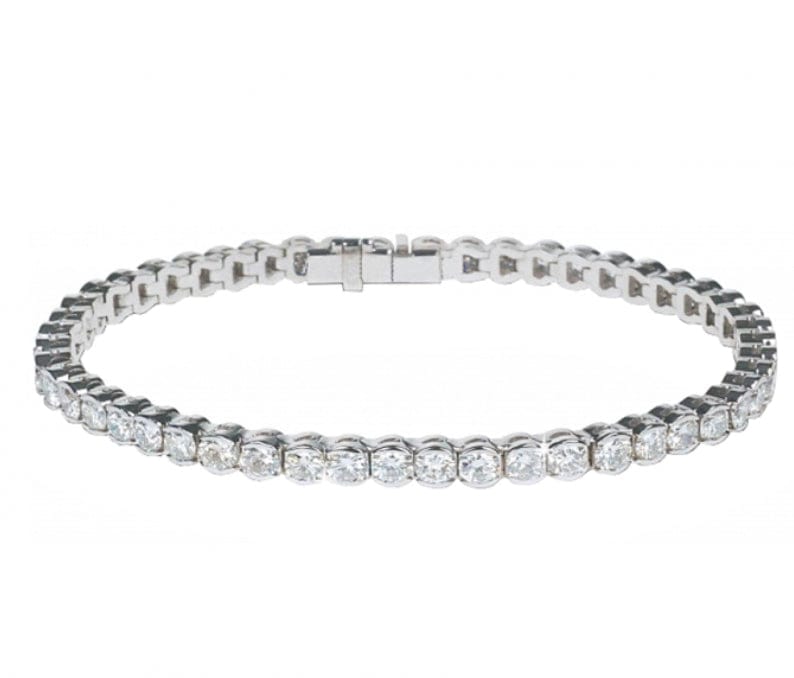 Silver ice fire bracelet with cz's Bracelet Amore