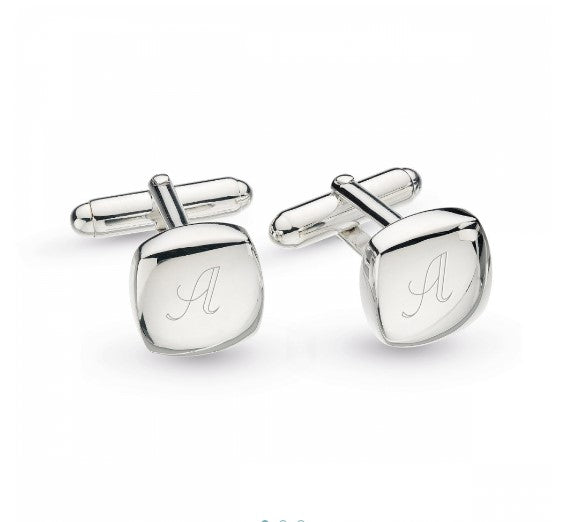 Coast Pebble Domed Square Hinged Cufflinks Cufflinks Kit Heath   