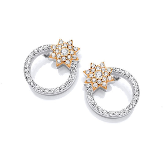 Silver Star of Hope Earrings Earrings Cavendish French