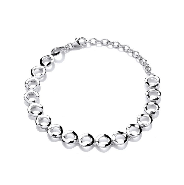 Silver Wavy Circles Bracelet bracelets Cavendish French