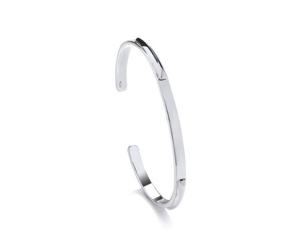 Silver Wedge Edge ID Bangle Bangle Cavendish French