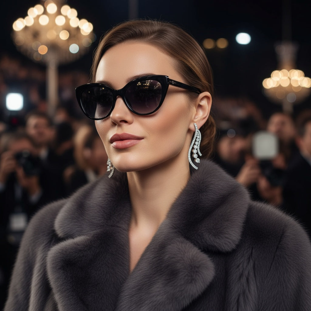 18ct white gold 1.46 ct diamond cascade drop earrings Earrings Not specified