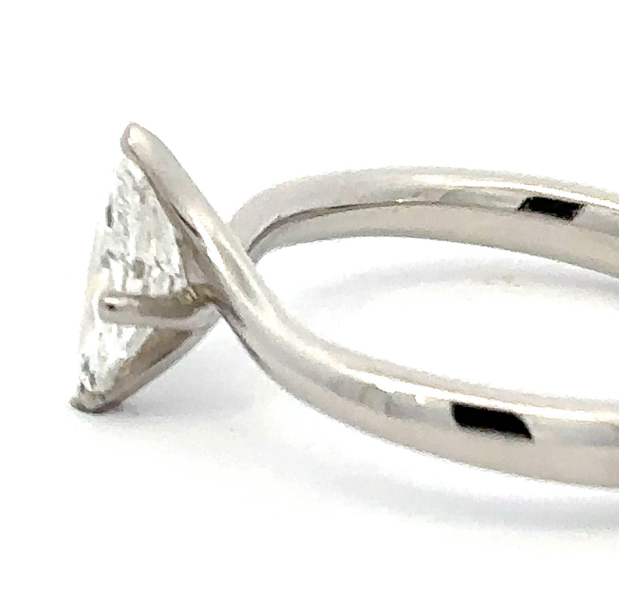 Platinum marquise 0.70ct certified natural diamond ring Ring Rock Lobster   