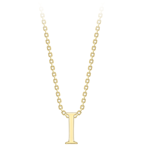 9ct Yellow Gold Initial Pendants A-Z Pendant Stubbs