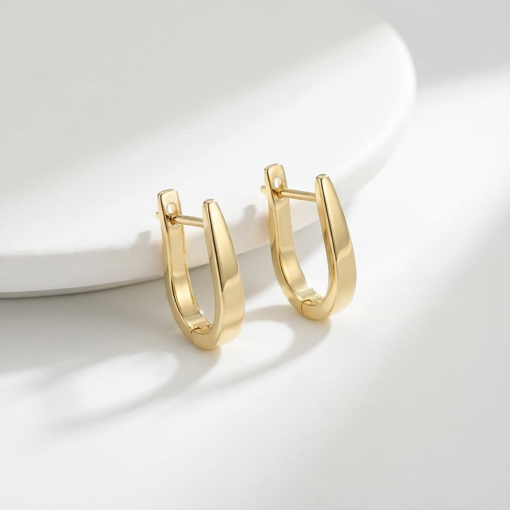 9ct Yellow Gold Huggie Earrings