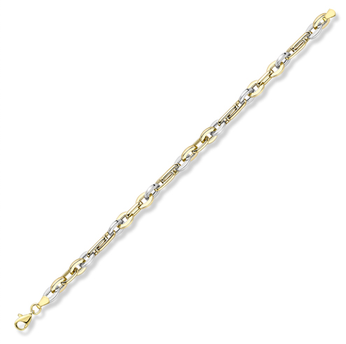 9ct mixed gold fancy link elegant bracelet Bracelet Stubbs   