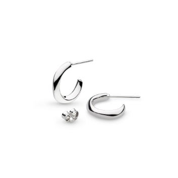Bevel Cirque Mini Hoop Earrings