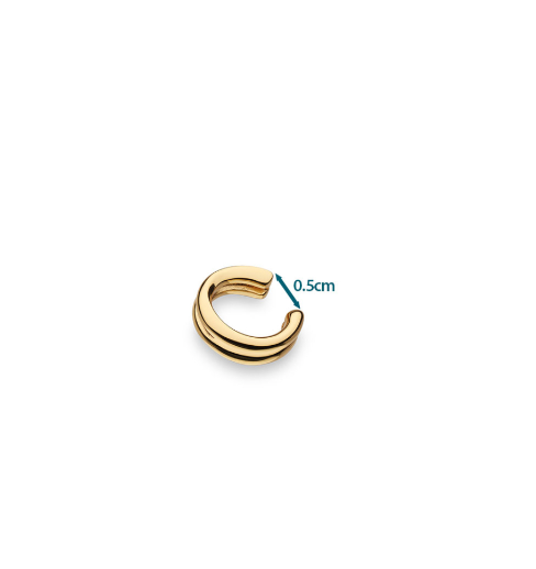Bevel Unity Golden Solo Ear Cuff Earrings Kit Heath   