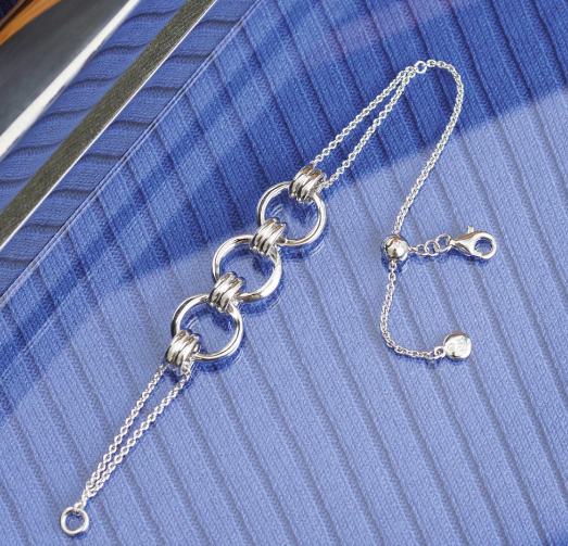 Bevel Unity Twin Chain Slider Bracelet Bracelet Kit Heath   