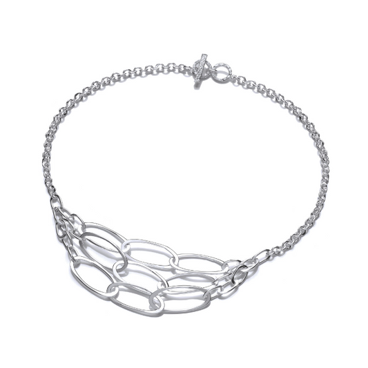 Bold Loops triple chain necklace Necklace Cavendish French   