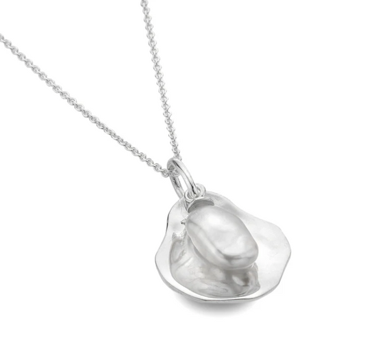 Cherished Self Pearl Pendant Necklace Sea Gems Ltd
