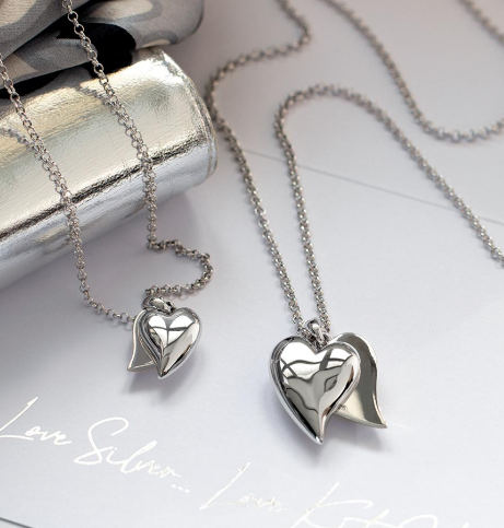 Desire Love Duet Large Heart Necklace Necklace Kit Heath   