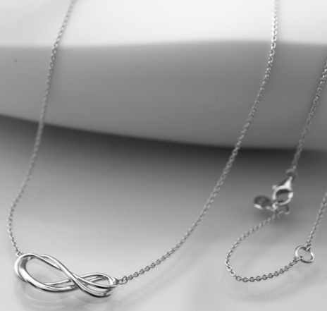 Simple 2025 infinity necklace