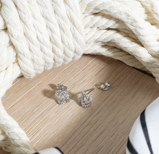 Marina Rope Knot Stud Earrings Earrings Kit Heath   