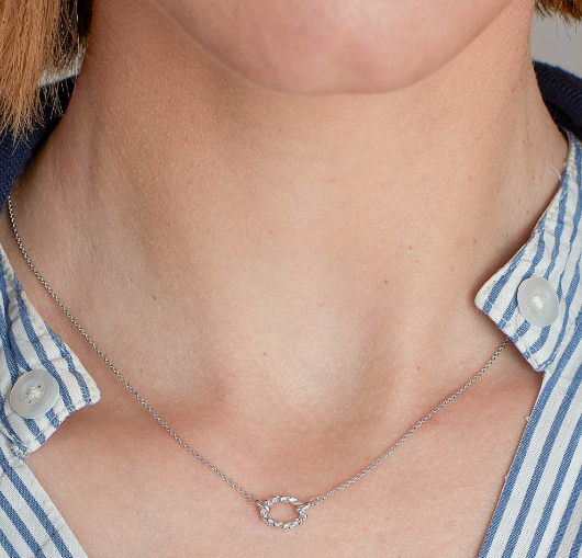 Marina Rope Twist Oval Mini Necklet Necklace Kit Heath   