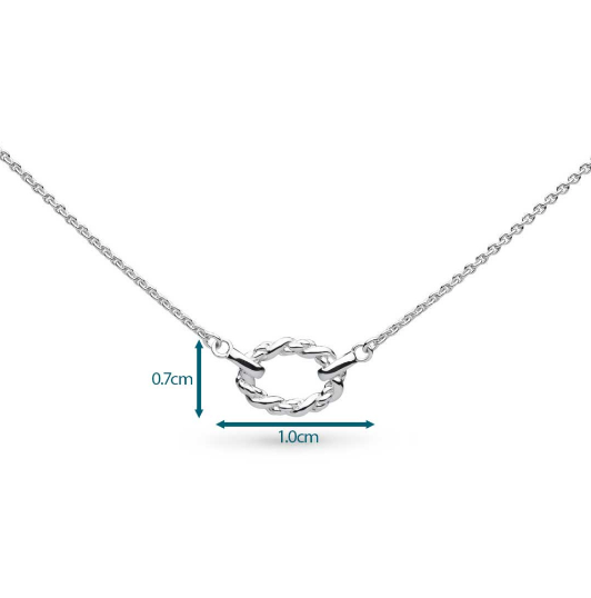 Marina Rope Twist Oval Mini Necklet Necklace Kit Heath   