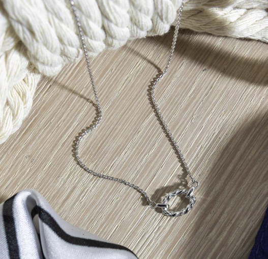 Marina Rope Twist Oval Mini Necklet Necklace Kit Heath   
