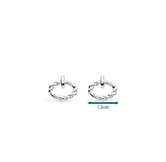 Marina Rope Twist Oval Stud Earrings Earrings Kit Heath   