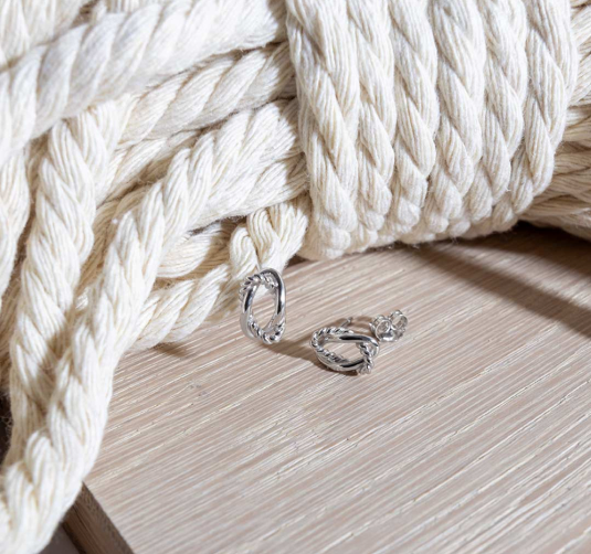 Marina Rope Twist Oval Mini Necklet Necklace Kit Heath   