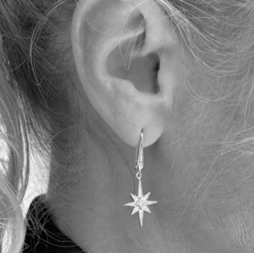 North Star Drop Earrings