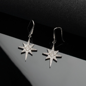 North Star Drop Earrings