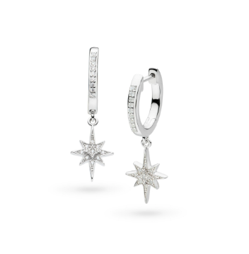 North Star Hoop Earrings