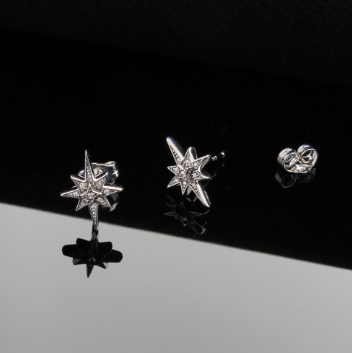 North Star Stud Earrings