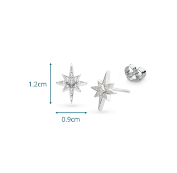 North Star Stud Earrings