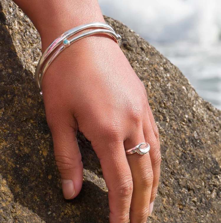 On the Spot Turquoise Bangle Bangle Sea Gems Ltd