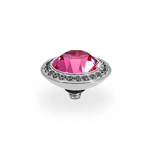 Qudo Ring Top Tondo Deluxe Rose 13mm 647266 Ring Topper Qudo Composable Rings   