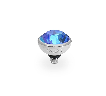 Qudo Ring Top Royal Blue Delite Bottone 10mm 615529 Ring Topper Qudo Composable Rings   