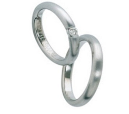 Furrer Jacot Platinum tension set diamond ring Ring Furrer Jacot   