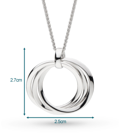 Bevel Trilogy Grande Link Slider Necklace Pendant Kit Heath   