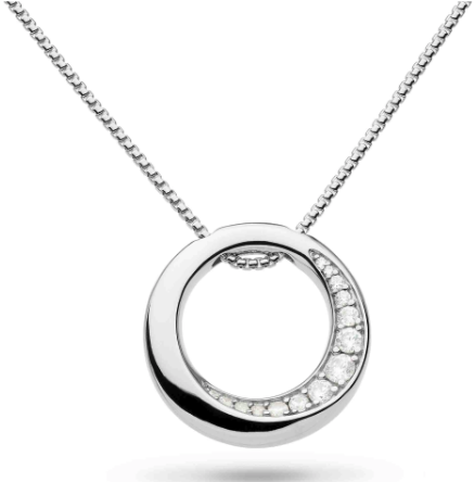 Bevel Cirque CZ Reversible Pendant Necklace Pendant Kit Heath   