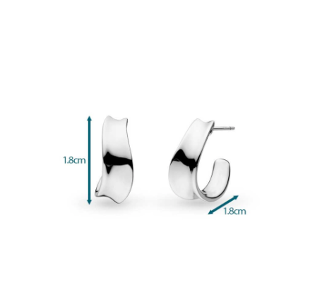Serenity Grande Hoop Earrings Earrings Kit Heath   