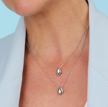 Smooth Coast Pebble Necklace