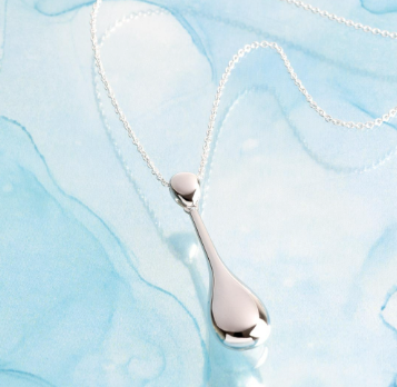 Smooth Elegant  Coast Pebble Necklace