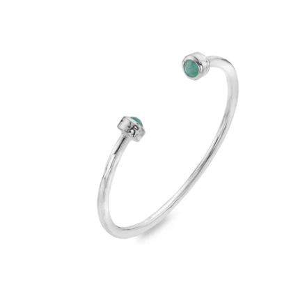 The Nomadic Amazonite Torque Bangle Bangle Sea Gems Ltd