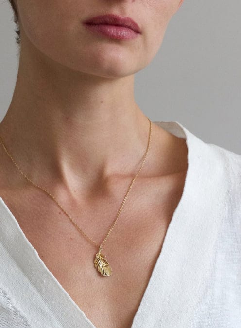 Alex Monroe peacock feather necklace Pendant Alex Monroe