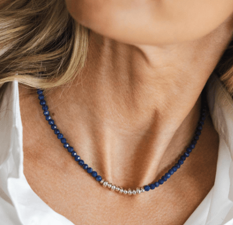 Azure Gemstone Beaded Necklace Necklace Kit Heath