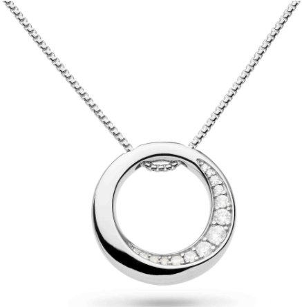 Bevel Cirque CZ Reversible Pendant Necklace Pendant Kit Heath