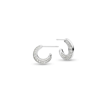Bevel Cirque Pavé Hoop Earrings Earrings Kit Heath