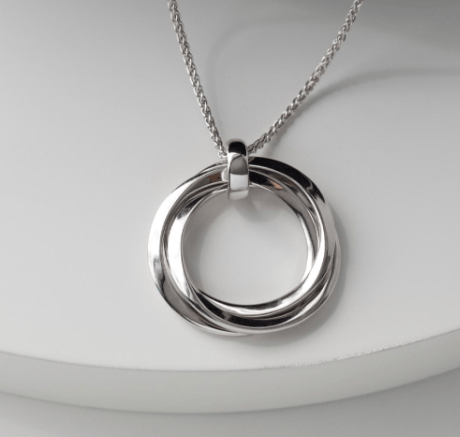 Bevel Trilogy Grande Link Slider Necklace Pendant Kit Heath