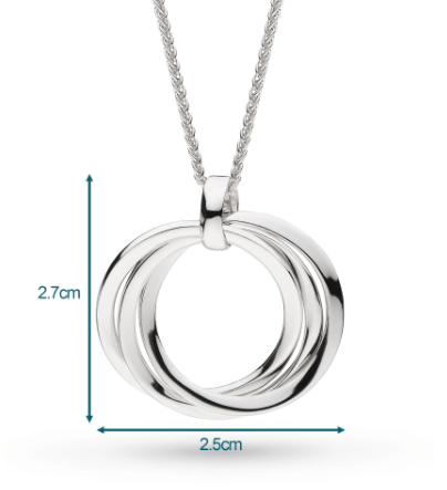 Bevel Trilogy Grande Link Slider Necklace Pendant Kit Heath