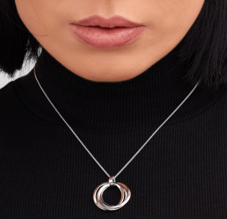 Bevel Trilogy Grande Link Slider Necklace Pendant Kit Heath