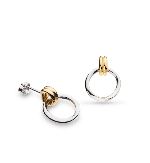 Bevel Unity Golden Drop Stud Earrings Earrings Kit Heath